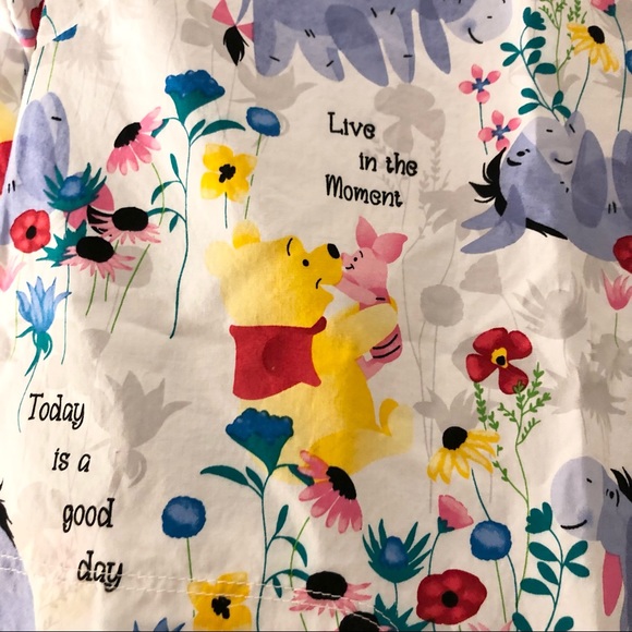 Disney Pooh Scrub Top - Picture 2 of 5
